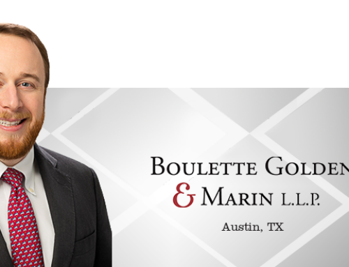 Steven Garrett named Partner with Boulette Golden & Marin L.L.P.