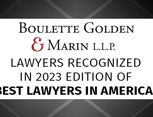 Five Boulette Golden & Marin Attorneys Recognized in Best Lawyers in America ®2023